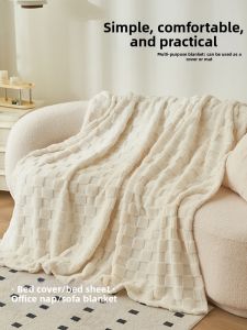 NAIYOUCHENG | Summer Use Thickened Milk Velvet Blanket