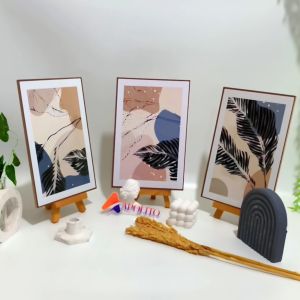 HIASAN DINDING ( 20X30 ) DAUN ABSTRAK PAJANGAN DINDING DAUN MONSTERA PAJANGAN KAYU DEKORASI DINDING PAJANGAN KAYU