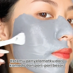 Glad2Glow Real Mugwort Salicylic Acid Acne Control Clay Mask 30g Mud Masker Masker Wajah Facial Mask G2G Volcano 3D Acid Pore Clay Mask 30g Mud Masker Clay Masker Wash Off Mash Facial Mask