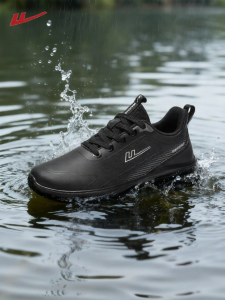 Warrior | Full Leather Lightweight Comfortable Waterproof Mens Running Shoes