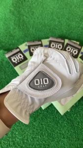 Găng tay golf da cừu mềm mại không hôi tay OIO nhập khẩu Hàn Quốc - tay trái màu trắng