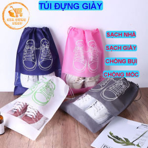 Túi Đựng Giày Họa Tiết Chống Bẩn Mang Đi Du Lịch Gọn Nhẹ