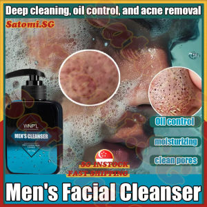 💄SG Stock💄 Men face wash / Blackhead oil control shrink pores / Facial wash Men Amino acid cleanser Acne cleanse / 男士洗面奶