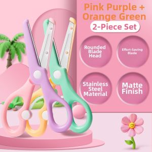 KUWUBIANJING | Safe Childrens Scissors Small and Portable