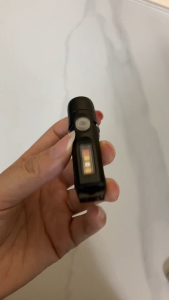 Asafee S15Pro Keychain Flashlight 21g Lightweight Mini EDC Pocket Flashlight With Clip USB Rechargeable Small Light Portable By Detachable Metal Bracket With Tail Strong Magnetic