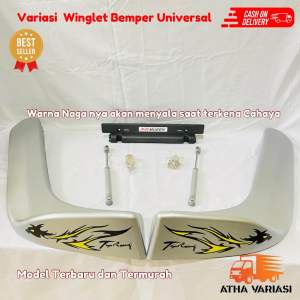 [COD] Winglet Bumper Variasi UNIVERSAL Bumper Mobil Pick Up/Truk/Engkel Bus