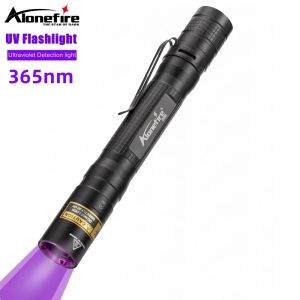 Alonefire SV80 Black Light Flashlight UV Flashlight For Dog Urine Pet Stains or Bed Bug Stains Marker Check Lamp