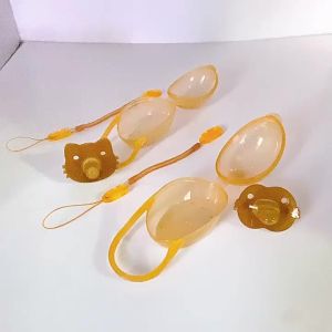 AODUOYAYA Portable Baby Silicone Pacifier 0 To 6 Months Soft Imitation Breast Milk Silicone Baby Teether