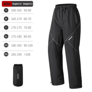 WOSAWE | WOSAWE Motorcycle Pants Motocross Waterproof Reflective Impermeable Rain Pants Scooter Bike Fishing Camping Trousers Rainy Days
