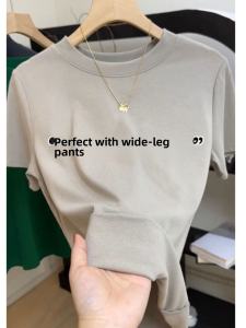 Slim Fit round Neck Short Sleeve T-Shirt Womens Modal Thin Base Shirt Pure Color Korean Style Commute Summer New Arrival