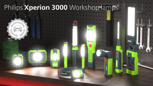Xperion 3000 Pillar | Philips ฟิลิปส์ | ไฟฉาย LED สำหรับการทำงาน