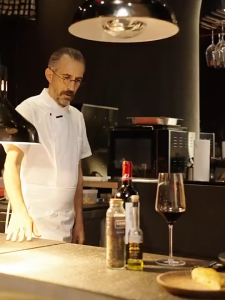 Ready Stock Chef uniform short-sleeved suit hotel restaurant breathable work uniform black jacket