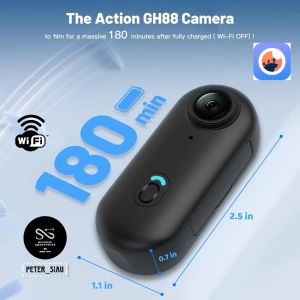 Waterproof Wifi Thumb Mini Gopro Camera 4k/1080p H264