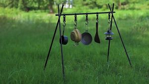 ShineTrip A014 Triangle Shelf - Rak Gantung Peralatan Camping Portable Lipat Ringan Gantungan Panci Outdoor Alat Masak
