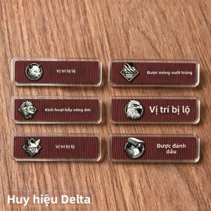 BEIDIANNI | Huy Hiệu Mica Vị Trí Delta Hoạt Động Luna Wing