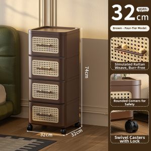 MEIZHUFU | Vintage Drawer-style Storage Cabinet