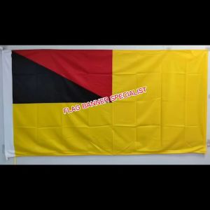 *Stok Sedia Ada* 3 x 6 kaki Bendera Negeri Sembilan Polymesh Kain Tebal Berkualiti