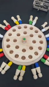 Đồ chơi cờ gỗ ký ức lật lật luyện tập trí nhớ cho bé-đồ chơi trên bàn dành cho cha mẹ và con cái tập trung đồ chơi Trí Tuệ cho bé