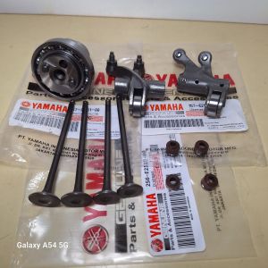Paketan noken as jupiter mx new+pelatuk klep+payung klep+seal klep untuk motor jupiter mx vixion new