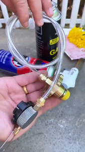 [🚛Free shipping]Bộ van bơm chiết nạp bình gas mini du lịch dài van chuyển đổi nạp khí gas cho bếp dã ngoại cắm trại