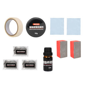 Chrome Trim Refurbishment Care Restore Lustre Chrome Plated Grinding Paste 10ML Chrome Strip Restorer for Car Paint Care