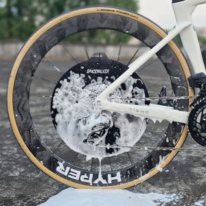 Anti-Grime Bicycle Motorcycle Disc Brake Cleaning Protection Cover Wheel Guard for Road MTB Mountain Bike - Easy Wash Accessory