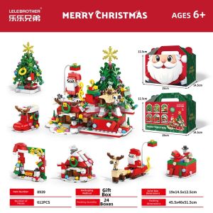 HUIQIBAO | Christmas Educational 3D Building Block Puzzle Gift