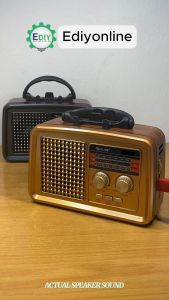 Nostalgic Rechargeable Radio FM AM SW Torchlight Flashlight Bluetooth USB TF Mp3 Player Phone Holder Wireless 收音机  Golon Wireless