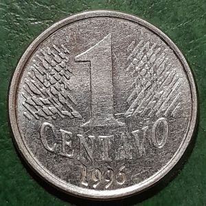 Koin Brasil Koleksi kuno Jadul 1 centavo