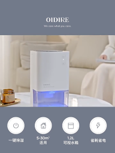 OIDIRE Multifunctional Dehumidifier 2L Household Indoor Moisture Absorber Small Moisture Absorber Moisture Absorber Gift
