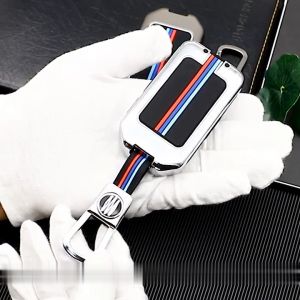 Bao Da Vỏ Bảo Vệ Ốp Chìa Khóa Bọc Chìa Khóa Phản Quang Dùng Cho Xe Ô Tô Volvo XC90 XC60 XC40 V90 S90 S60