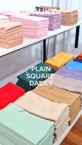 Aksesoris Pakaian untuk Musim Dingin: Dauky Segiempat Polos