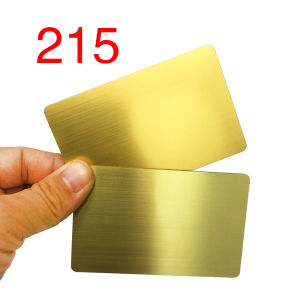 1 Pieces 13.56MHZ 215 Chip Blank Metal and PVC Hybrid NFC Social Identification/Access Control/Business Card