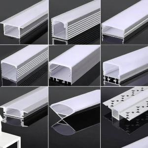 Edge-mounted Adjustable Brightness Aluminum Linear Light Channel