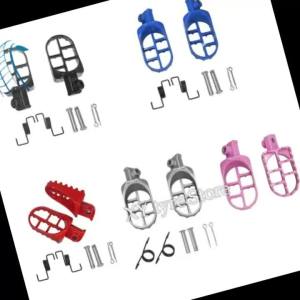 Motorcycle PW50 PW80 TW200 XR50R CRF50 CRF70 CRF80 CRF100F Dirt Bike Foot Pegs Aluminium Footpegs Pedals For Pit Dirt Motor Bike