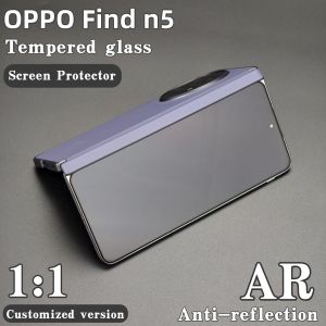 OPPO Find N5 Full Coverage Tempered Glass Screen Protector Full Glue 3D Curved Edge HD Clear Display 9H Hardness Scratch Resistan Shockproof Smooth Touch Easy Bubble-Free Installation