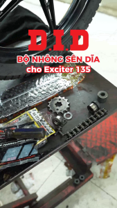 Sên TFX 150 / Sên DID phốt cao su Exciter 135/150 Winner X/150 428VIX-132L (khoá cài)