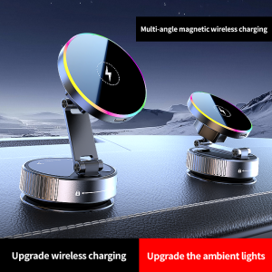 K5 Vacuum Magnetic Car Phone Holder Wireless Rechargeable Live Cooling Cooling Phone Holder Suction Cup Car Phone Holder.