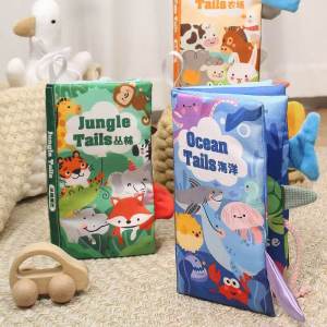 Early Education Cloth Books For Babies Baby Story Book Soft Cloth Book With Rustle Sound Baby Book
