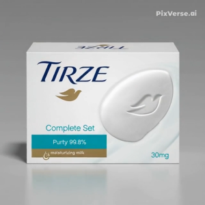 Tirze Soap Bar Complete Set 15mg 99.8% Purity Moisturizing Milk
