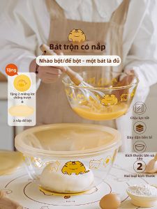 SHUEHO | Dough Mixing Heat Resistant Glass Bowl