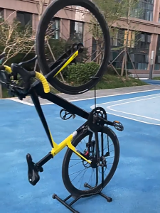 Bike Repair Stand 3 in 1 Adjustable MTB Display Stand Insert Frame L-Shape Wheel Hub Parking Rack