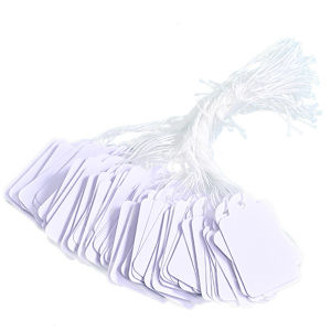 500pcs Jewelry Handmade Price Kraft Paper Labels Garments Items Blank Cards Hang Tags Merchandise Price Promotion Display Cards