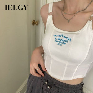 Ielgy áo yếm nữ in hình tự miếng đệm ngực chống trượt bất thường