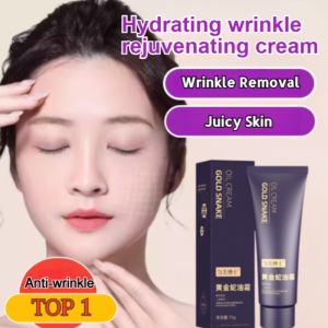 ✨[Buy 1 Get 1 Free] Snake Oil Cream Reduces Wrinkles/Fine Wrinkle Improvement Cream/Skin Restoration and Moisturizing Cream/Face and Neck Cream Gold Snake Oil Cream The King of Anti-Aging Rich cream with high moisturizing properties Gold Snake Oil Cream