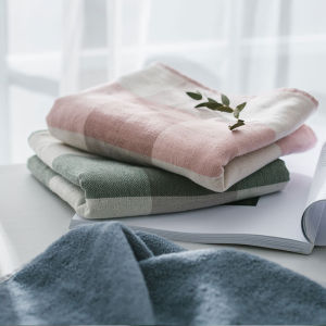 Absorbent Double Layer Checkered Towel