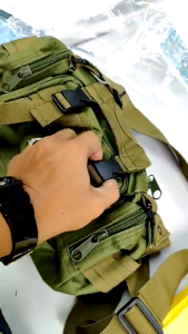 AKIRO Malaysia 3P Attack Tactical Outdoor Sling Bag Camping Bag B14 - Ready Stock, High Quality, Local Delivery