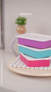 Varian Model dan Ukuran KOTAK MAKAN-Sekat dan Polos-CPM- Bunda Beli Shop