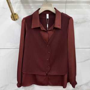 เสื้อสเวตเตอร์คอโปโลแขนยาวผ้าขนแกะผสมสำหรับผู้หญิง ทรงหลวม สไตล์ใหม่ ฤดูใบไม้ร่วง 2024 แฟชั่นสตรี เสื้อคลุมกันหนาว