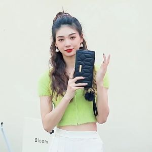 ( READY STOCK ) WALLET LONG ZIP PURSES EU FASHION HOUSE 1204